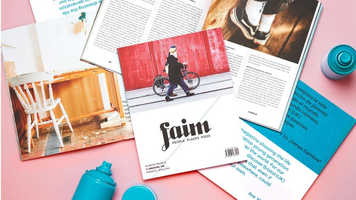 Développement front-end du site 'Faim-magazine'. Mise en page responsive du site.